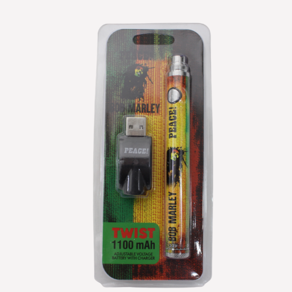 510 Bob Marley Peace Twist 1100 MAh Battery